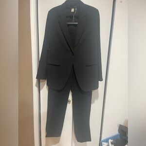 2pc black suit